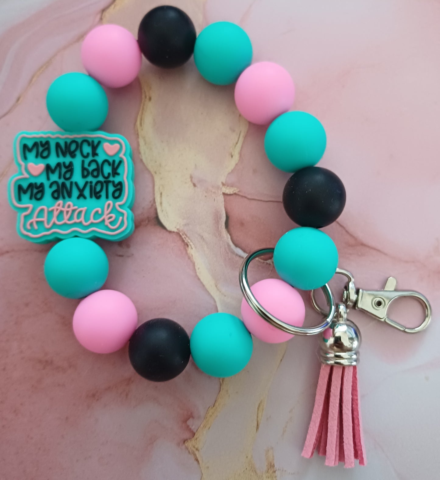 "My Neck, My Back, My Anxiety Attack" Bracelet Clip 😅💖