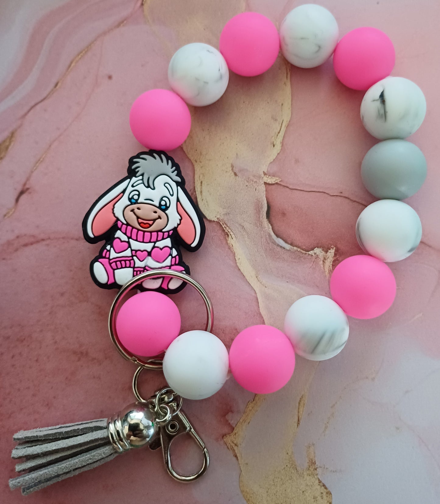 Heart & Hooves Donkey Charm Bracelet Clip 🐴💗