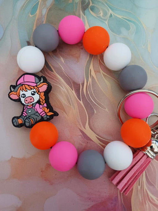 🐮💗 Pretty Pastures Cow Charm Bracelet