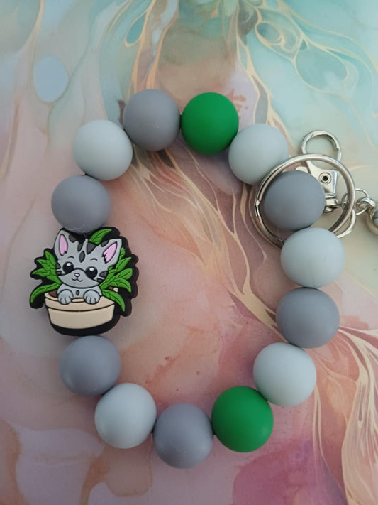 🌿🐾 Potted Paws Charm Bracelet